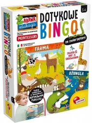 Montessori + Dotykowe bingo ze zwierzętami - Lisciani