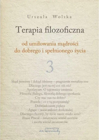 Terapia filozoficzna T.3 - Urszula Wolska