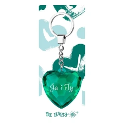 Brelok serce MIX Ja i Ty/ Kochana Babcia - Be-Happy Gifts