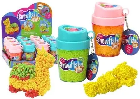 Squishy kulki styropianowe w kubku żółty - Leantoys