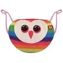 Ty Mask. Maseczka na twarz kolorowa sowa Owen