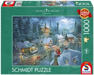 Puzzle PQ 1000 Cicha noc - Schmidt