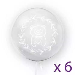 Zestaw 6 sztuk - "Miś"