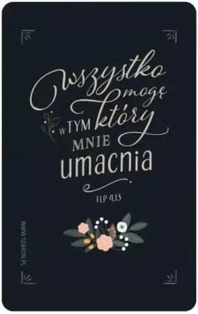 Magnes na lodówkę - Wszystko mogę lux - Szaron