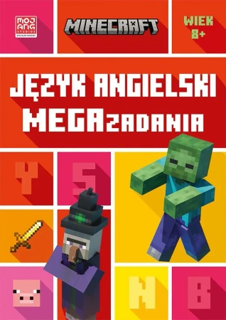 Minecraft. Język angielski. Megazadania 8+ - praca zbiorowa