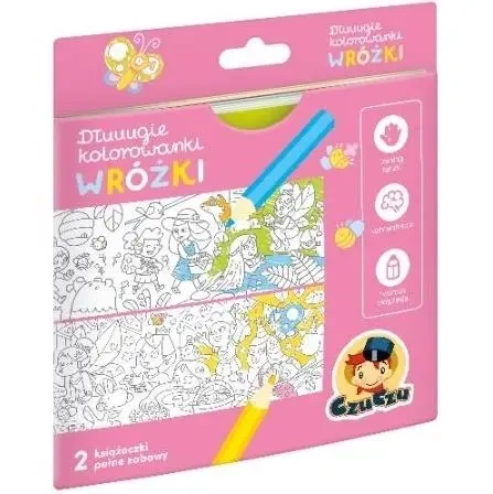 Dłuuugie kolorowanki Wróżki - opracowanie zbiorowe