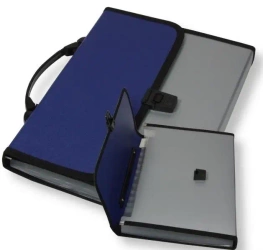 Teczka A4 z rączką niebieska - Penword