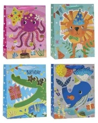 Torebka ozdobna 26x32x10cm dziecięce mix ROZETTE