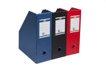 Pojemnik na czasopisma Elba PVC 7cm czerwony