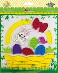 Naklejki żelowe Wielkanoc 12szt - Titanum