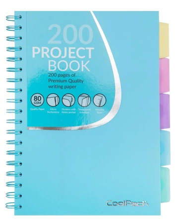 Kołozeszyt B5 PP Coolpack Pastel Powder Blue - PATIO