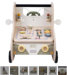 Chodzik pchacz edukacyjny drewniany - Quint