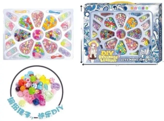 Zestaw koralików do robienia biżuterii - Merkpol