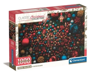 Puzzle 1000 Compact Impossible Christmas Collectio - Clementoni