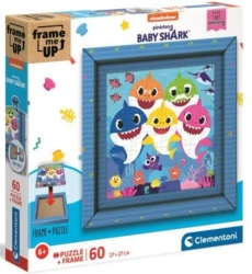 Puzzle 60 elementów. Frame Me Up.  Baby Shark