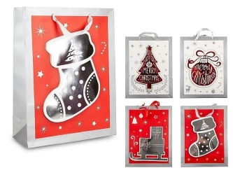 Torebka prezentowa 39x30x12cm MIX - ADAR