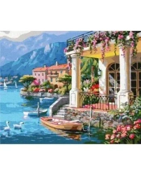 Malowanie po numerach - Willa nad morzem 40x50cm - Twoje Hobby