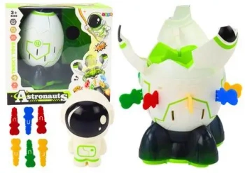 Gra zęcznościowa Kosmonauta wyskakujący z rakiety - Leantoys