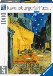 Puzzle 1000 Art Taras kawiarni w nocy - Ravensburger