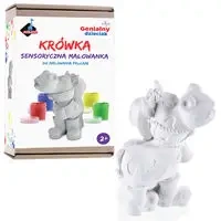 Sensoryczna malowanka Krówka do malowania palcami - Askato