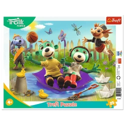 Puzzle 25 ramkowe Pomysłowe Trefliki Rodzina Treflików 31364 - Trefl PAP