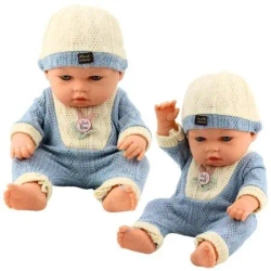 Lalka bobas w niebieskim wdzianku - Leantoys