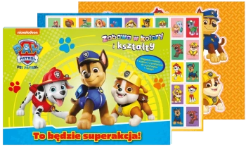 Psi Patrol. Zabawa w kolory i kształty Co za akcja - praca zbiorowa