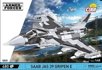 Armed Forces SAAB Jas 39 Gripen E 480 kl. - Cobi Klocki