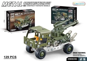 Konstruktor metalowy 129el - Merkpol