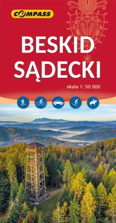 Mapa - Beskid Sądecki 1:50 000 - praca zbiorowa