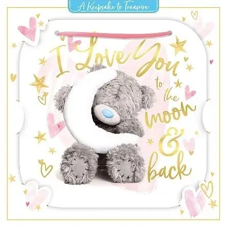 Kartka okolicznościowa I love you to the moon&back - Carte Blanche Greetings Ltd.