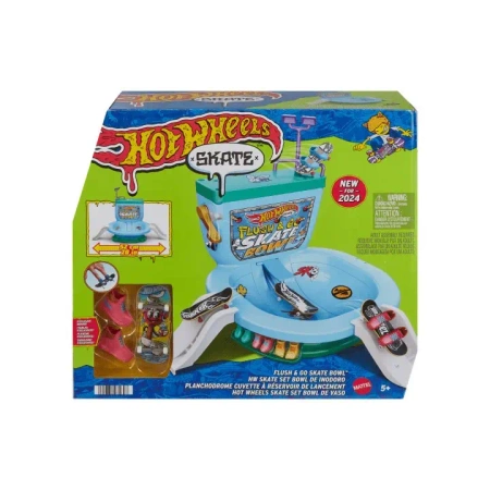 Zestaw Skate Odjazdowa muszla Rampa + deskorolka - Hot Wheels