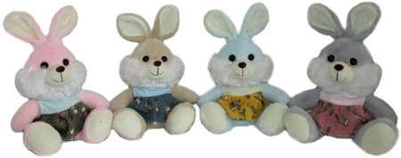 Królik zajączek w ubranku 22cm MIX - Sun-Day