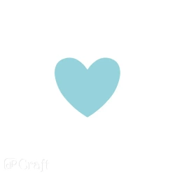 Dziurkacz ozdobny serce 3,8cm - Dalprint dpCraft