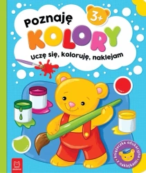 Poznaję kolory. Uczę się, koloruję, naklejam. 3+ - Sylwia Kajdana
