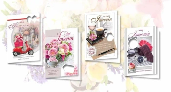 Karnet B6 z nakjejką. Imieniny (10szt) MIX - Top Graphic