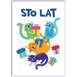 Karnet B6 Koty 3D - Henry