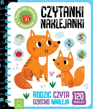 Czytanki-naklejanki. Uczę się czytać z liskiem - Bogusław Michalec