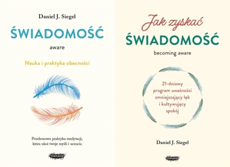 Siegel Aware Świadomość + Jak zyskać świadomość PAKIET - Daniel J. Siegel
