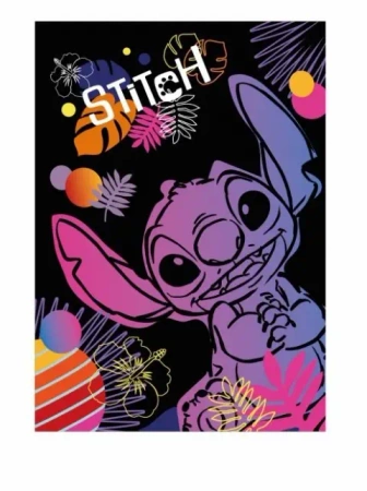 Disney Black. Zeszyt A4. Linia 60 kartek. Stitch 1 - Patio
