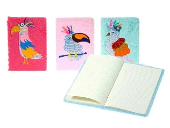 Notes A5/40K z okładką pluszową MIX - ADAR