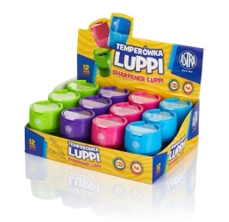 Temperówka z 2otworami i dużym pojemnikiem (12szt) - ASTRA papiernicze