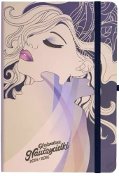 Kalendarz nauczycielki 2025/26 A5 tyg wdzięk - praca zbiorowa