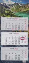 Kalendarz 2026 trójdzielny Ałtaj - Aniew
