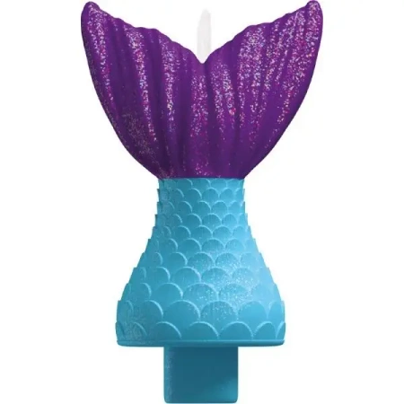 Świeczka Mermaid Wishes ogon syrenki - Amscan