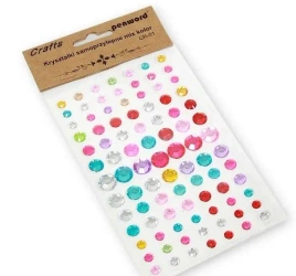 Kryształki samoprzylepne CR-01 mix kolor - Penword