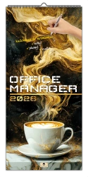 Kalendarz 2026 paskowy szeroki office manager - Pan Kalendarzyk