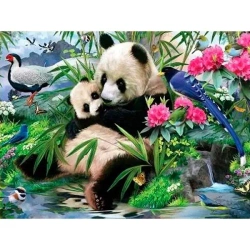 Mozaika diamentowa 5D - Panda 40x30cm - Titanum