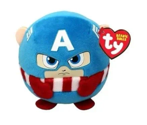 Ty Beanie Balls Marvel - Capitan America
