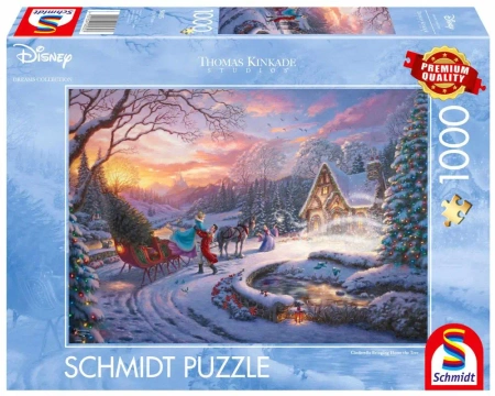 Puzzle PQ 1000 Kopciuszek - Powrót do domu G3 - Schmidt